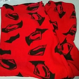 Super man boys pajama bottoms